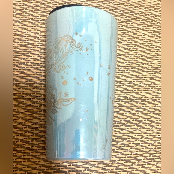 Starbucks 2023 Holiday Mermaid Siren Iridescent Icicle Blue Tumbler 12oz - Picture 4 of 9